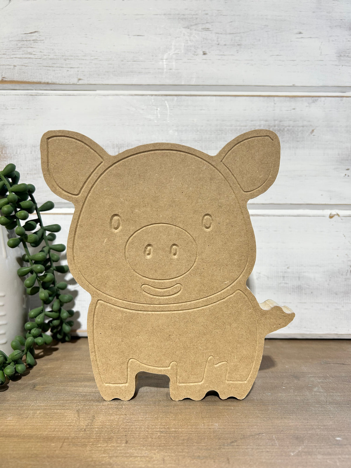 DIY Wood Pig