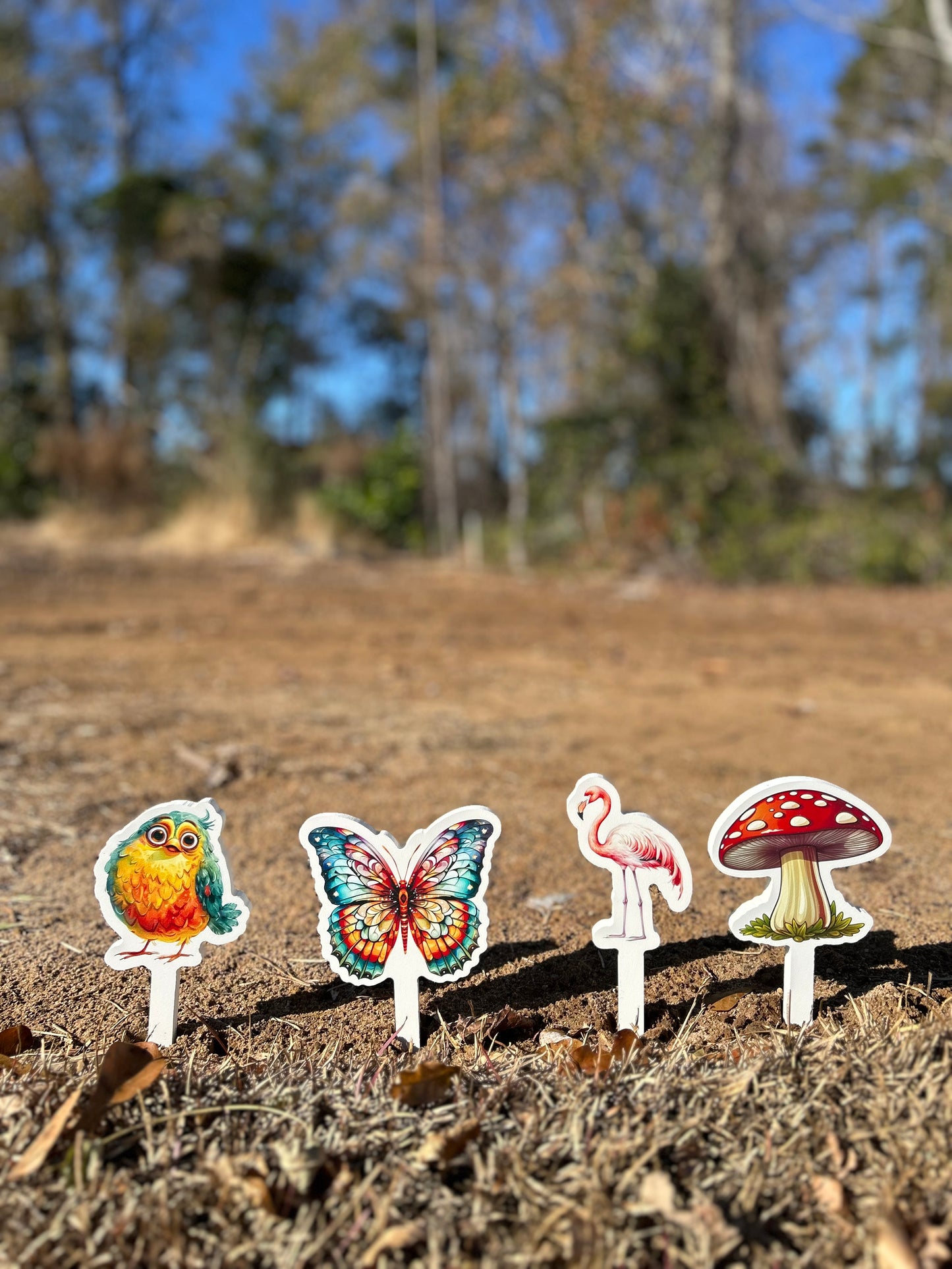 Indoor/Outdoor Plant Stake Decorations - Butterfly