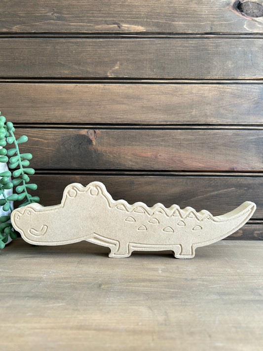 DIY Wood Alligator