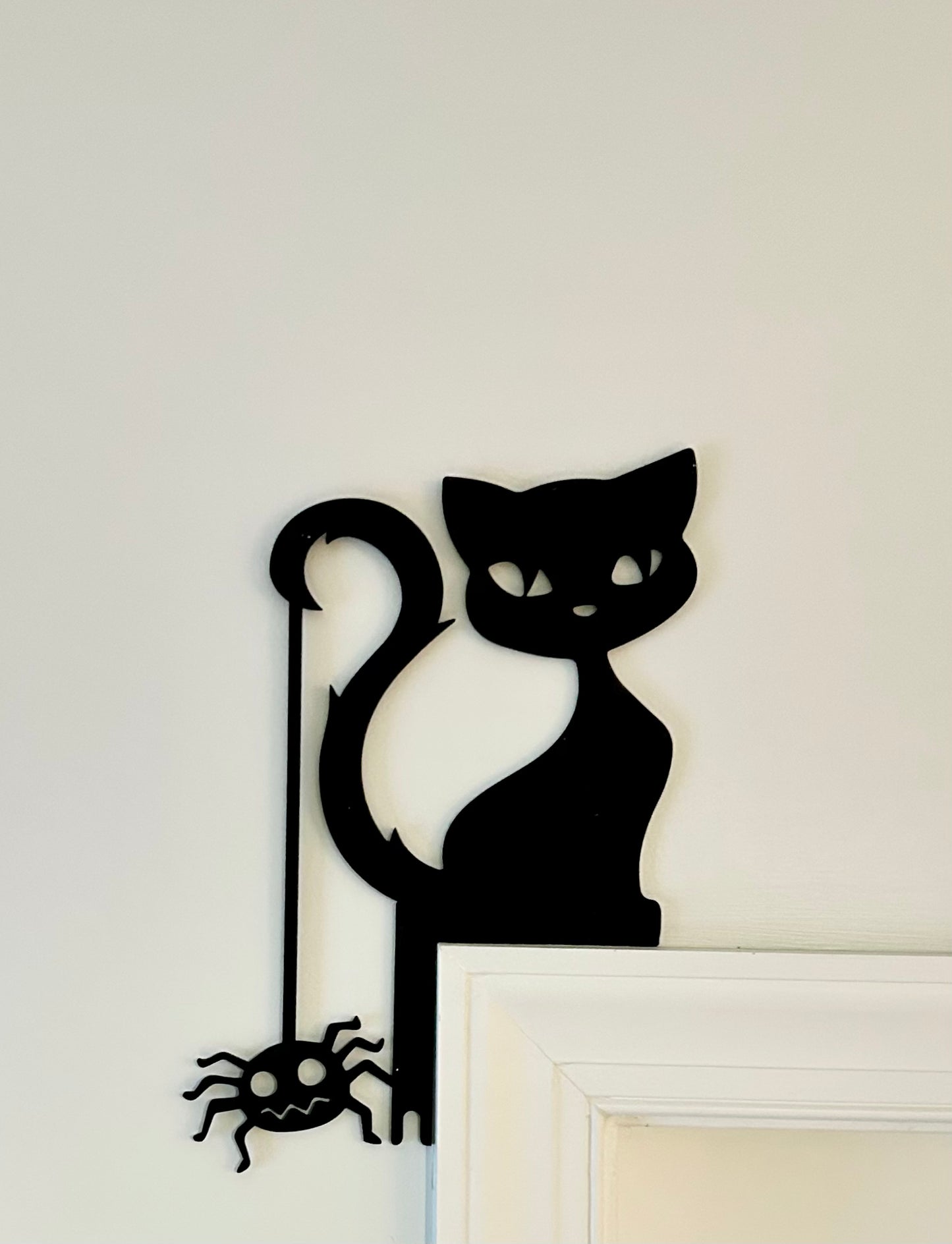 Cat halloween trim corner