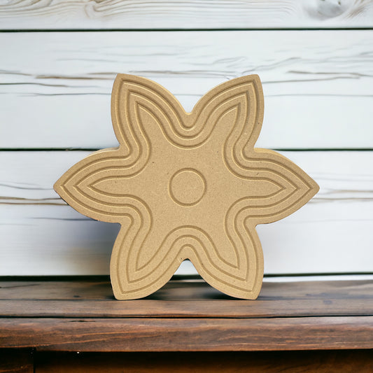 DIY Wood Flower