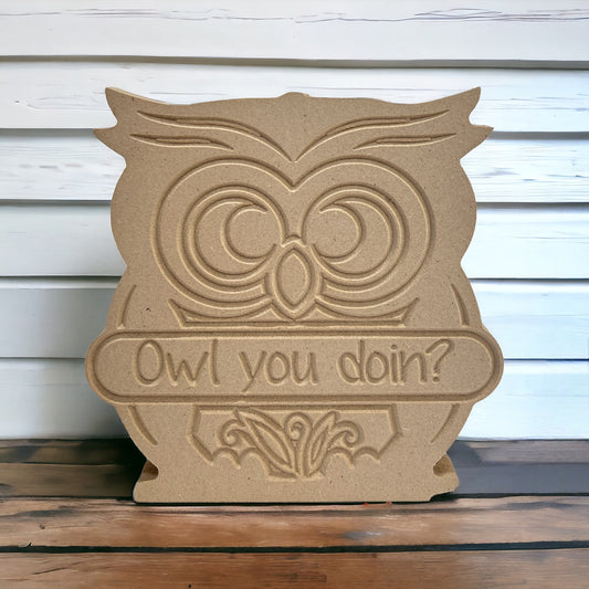 DIY Wood Owl
