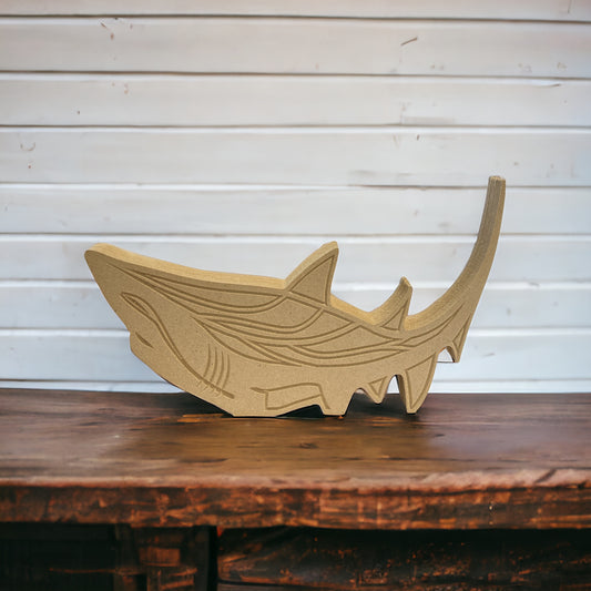 DIY Wood Shark