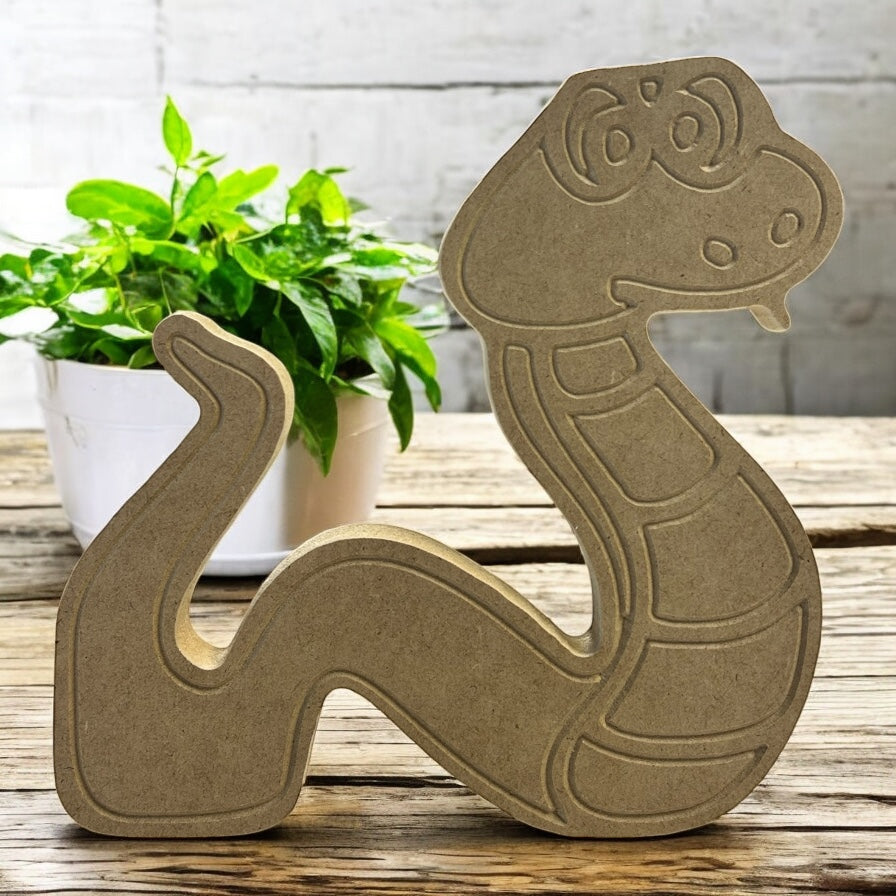 DIY Wood Snake