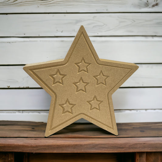 DIY Wood Patriotic Stars
