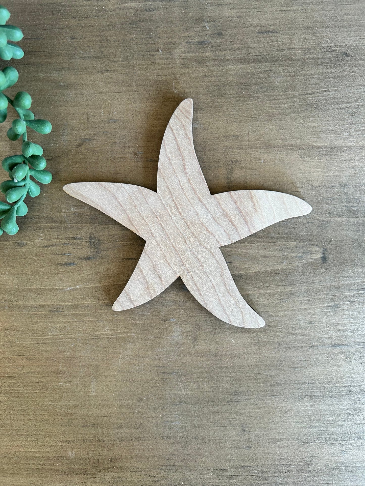 DIY Thin Blanks - Wood Starfish - Pack of 4