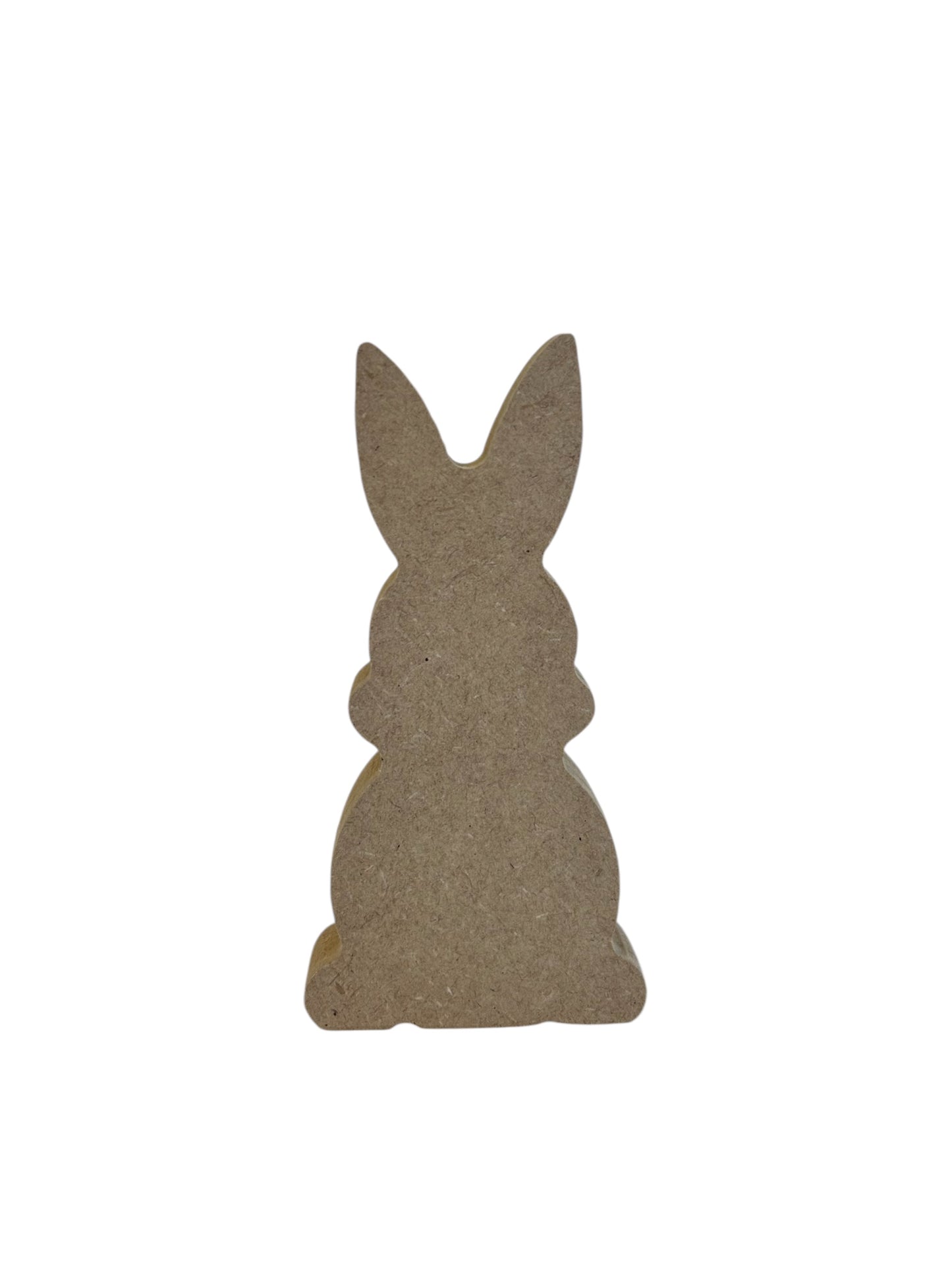 Primitive Rustic Wood Bunny Shelf Sitter - Style Four