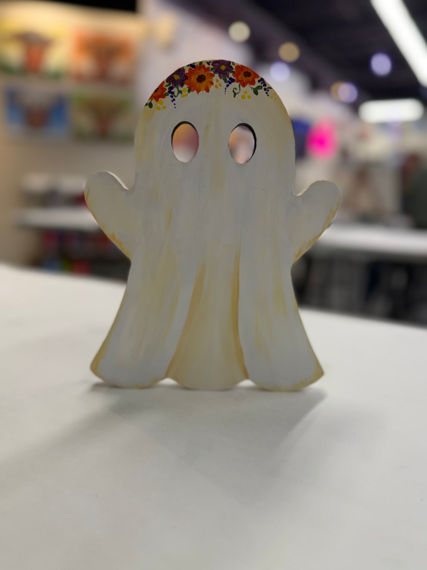 DIY Wood Ghost with Arms