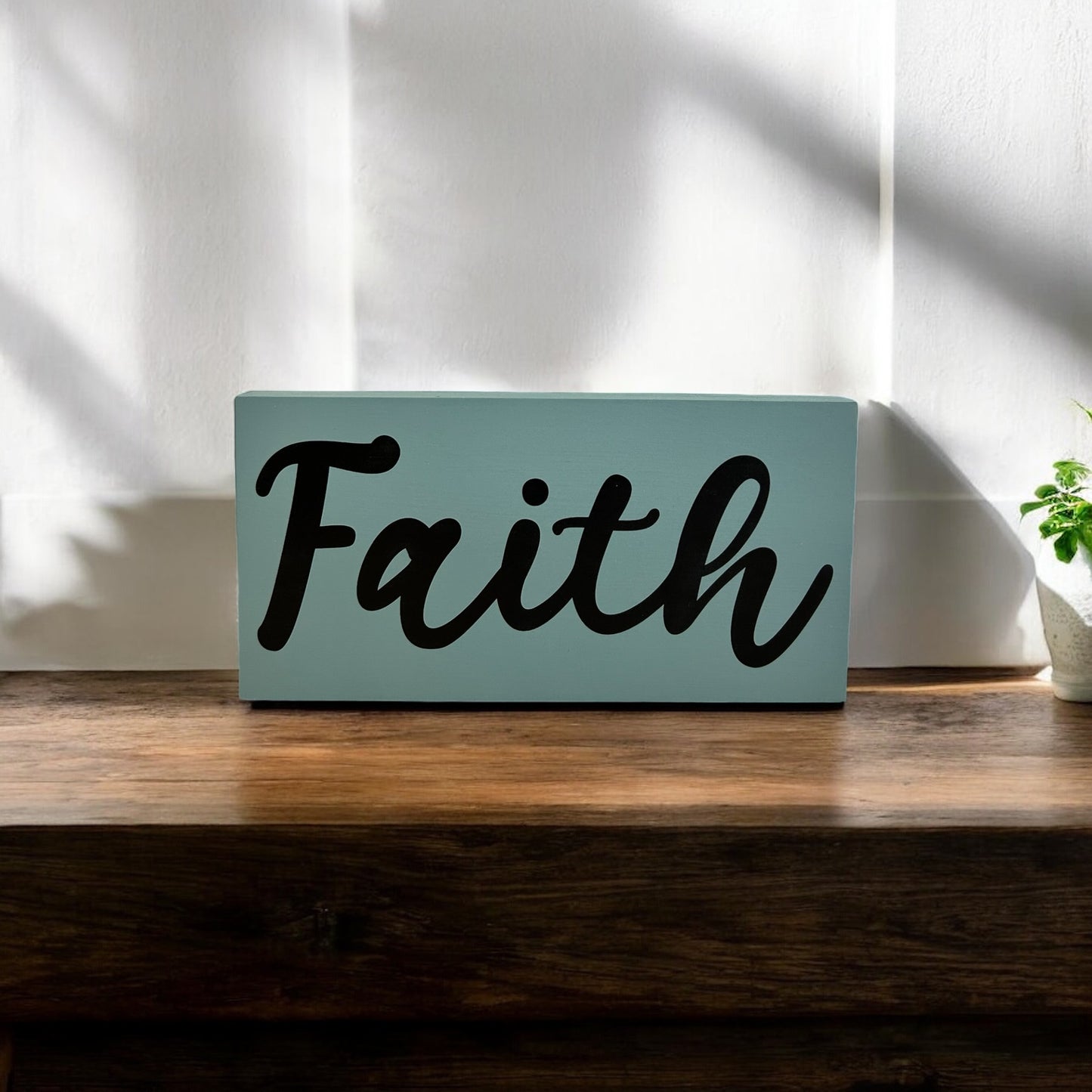 Faith - Rustic Christian Decor Wood Sign