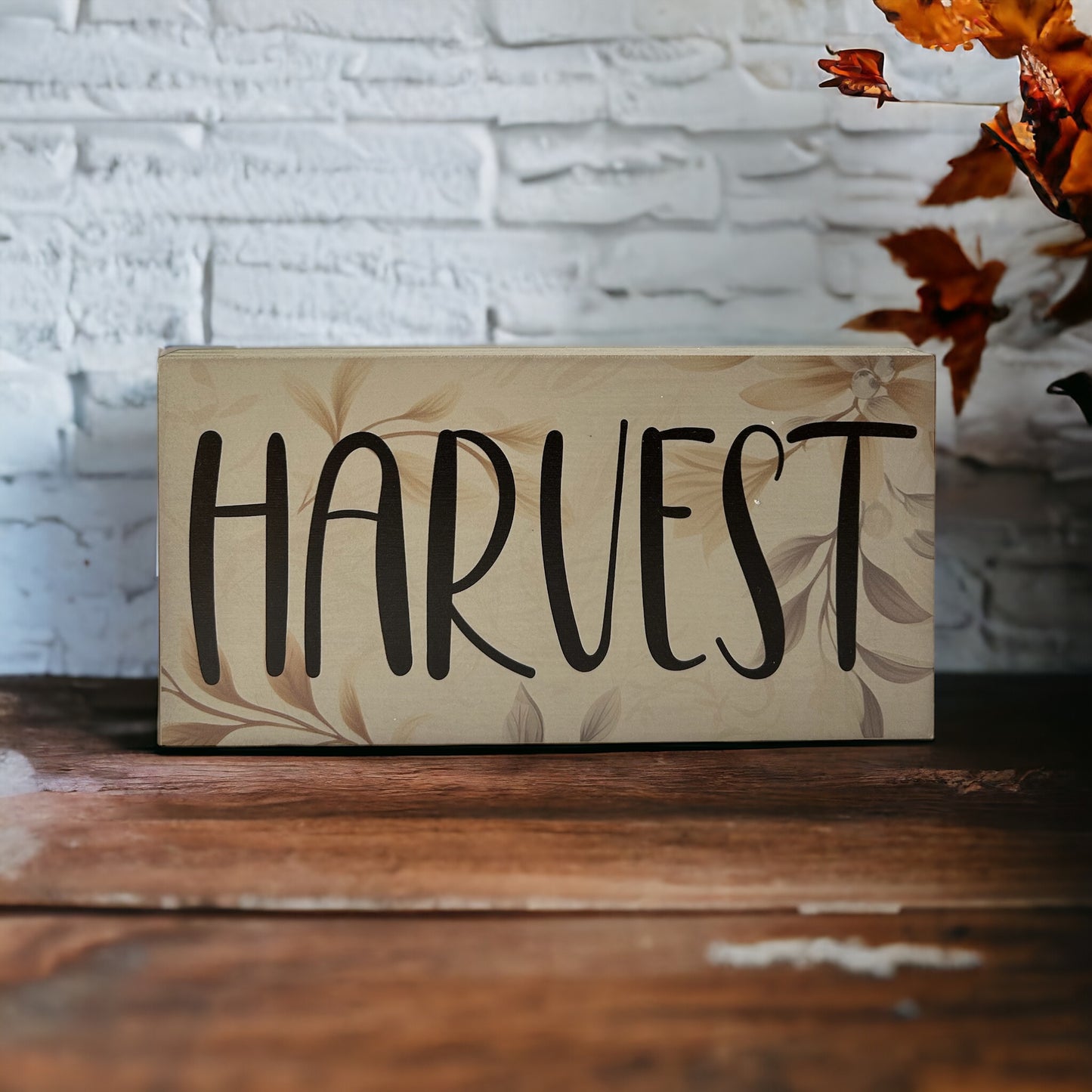 HARVEST- Wood Sign - Fall Décor