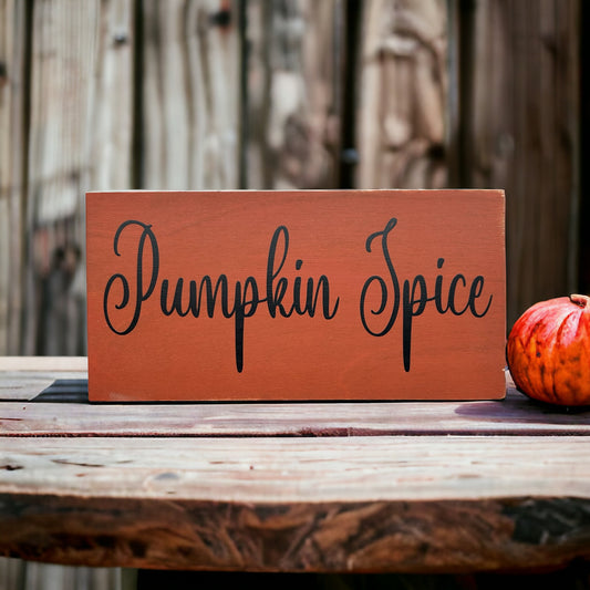 Primitive/Rustic Pumpkin Spice Shelf Sitter