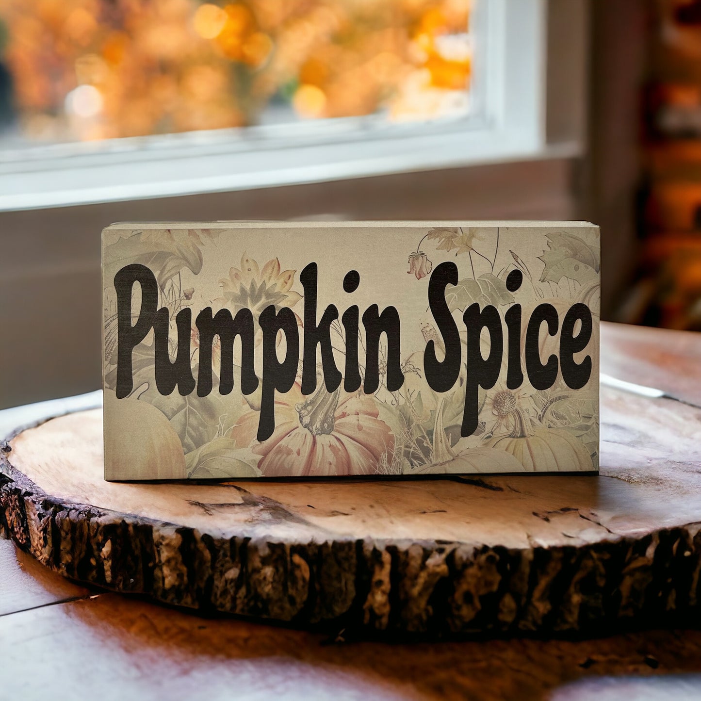 PUMPKIN SPICE - Wood Sign - Fall Décor