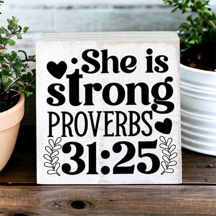 Bible Verse Trio Mini Signs (Group 1) - Set of 3