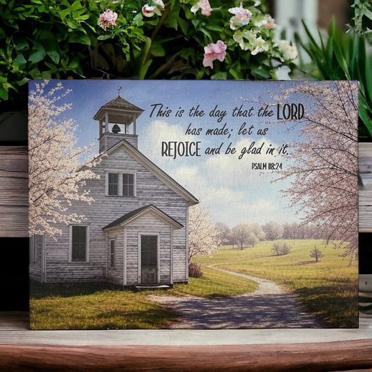 This is the Day That the Lord Has Made - Rustic Wood Sign