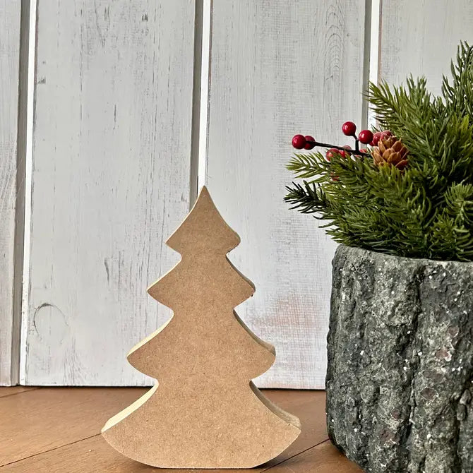 Primitive/Rustic Wood Christmas/Winter Tree -Bouncy