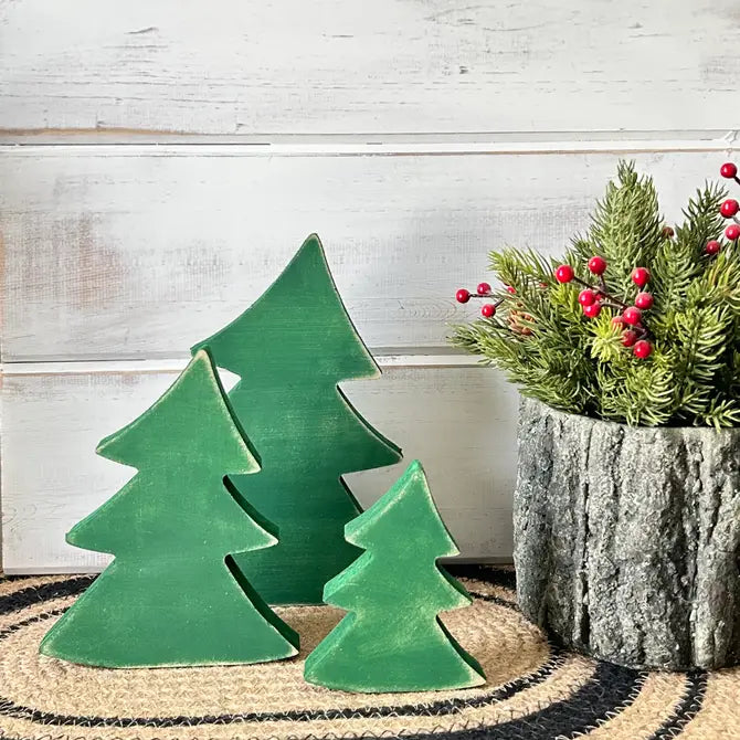 Primitive/Rustic Wood Christmas/Winter Tree - Leaning
