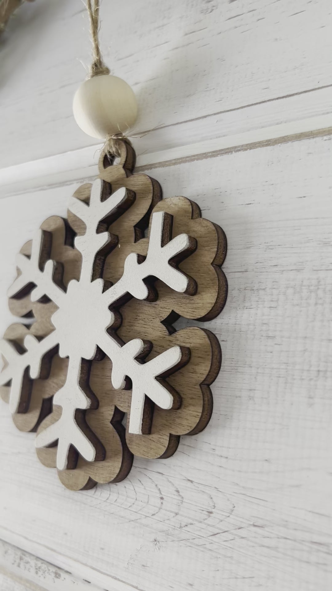 snowflake ornament video