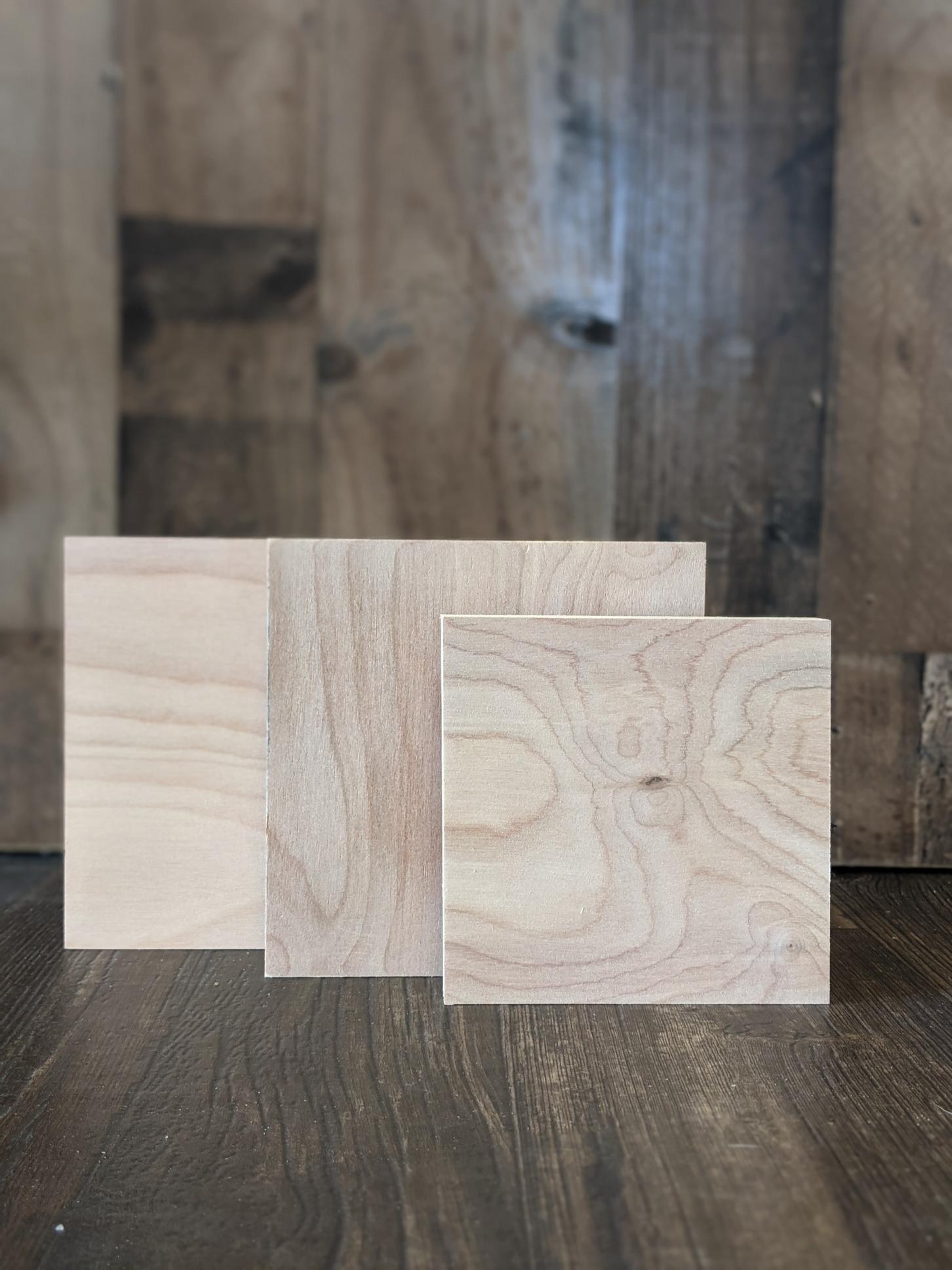 Square wood blanks